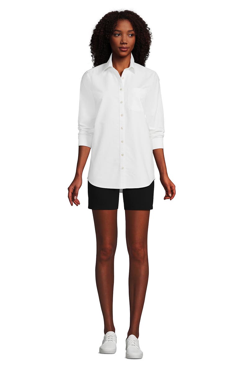 Lands' End Starfish Mid Rise 7" Shorts, Alternate, color, 