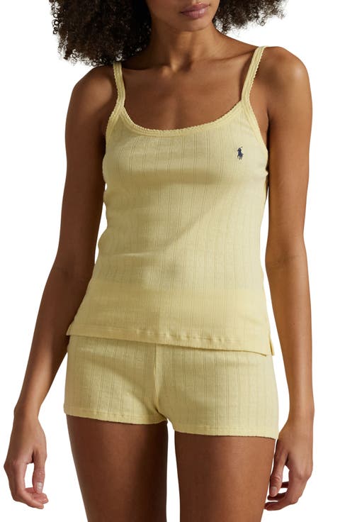 Pointelle Stripe Cotton Pajamas