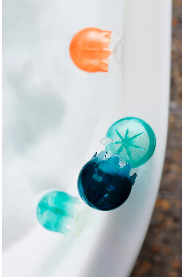'Jellies' Suction Cup Bath Toys, Alternate, color, NAVY/ CORAL
