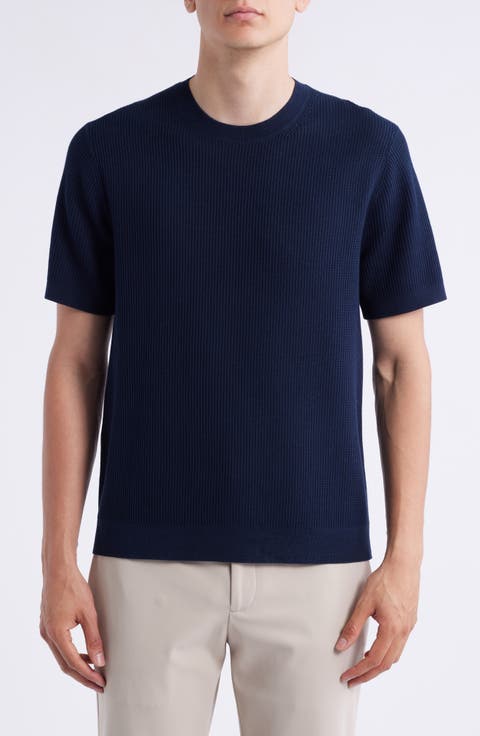 Tactile Mesh Crewneck T-Shirt