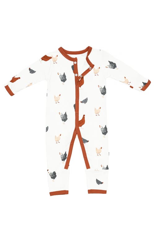 Kyte Baby Chick Snap Romper In Chick
