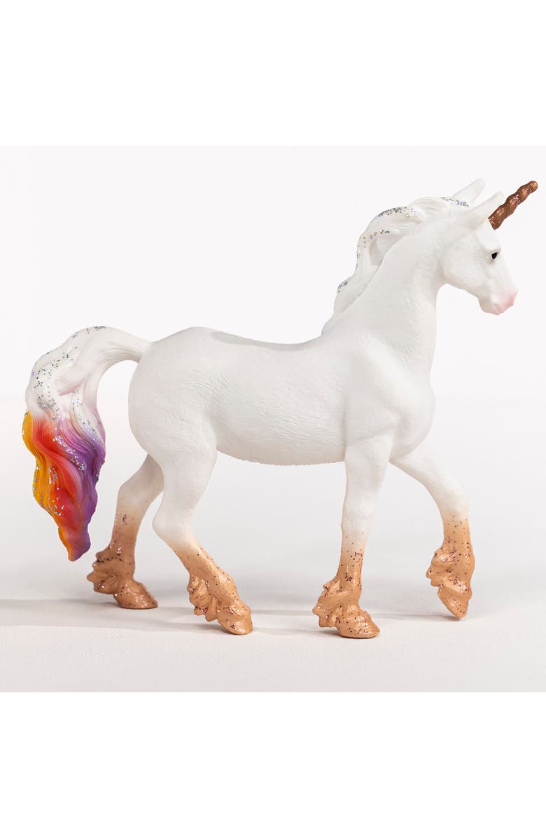 Schleich Bayala Rainbow Love Unicorn Mare, Collectible Figurine, Kids, Alternate, color, Multicolored