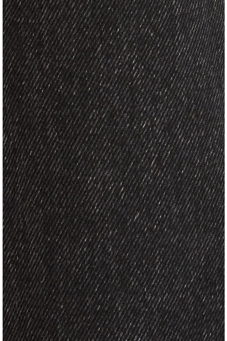 Logo Embroidered Relaxed Jeans, Alternate, color, BLACK
