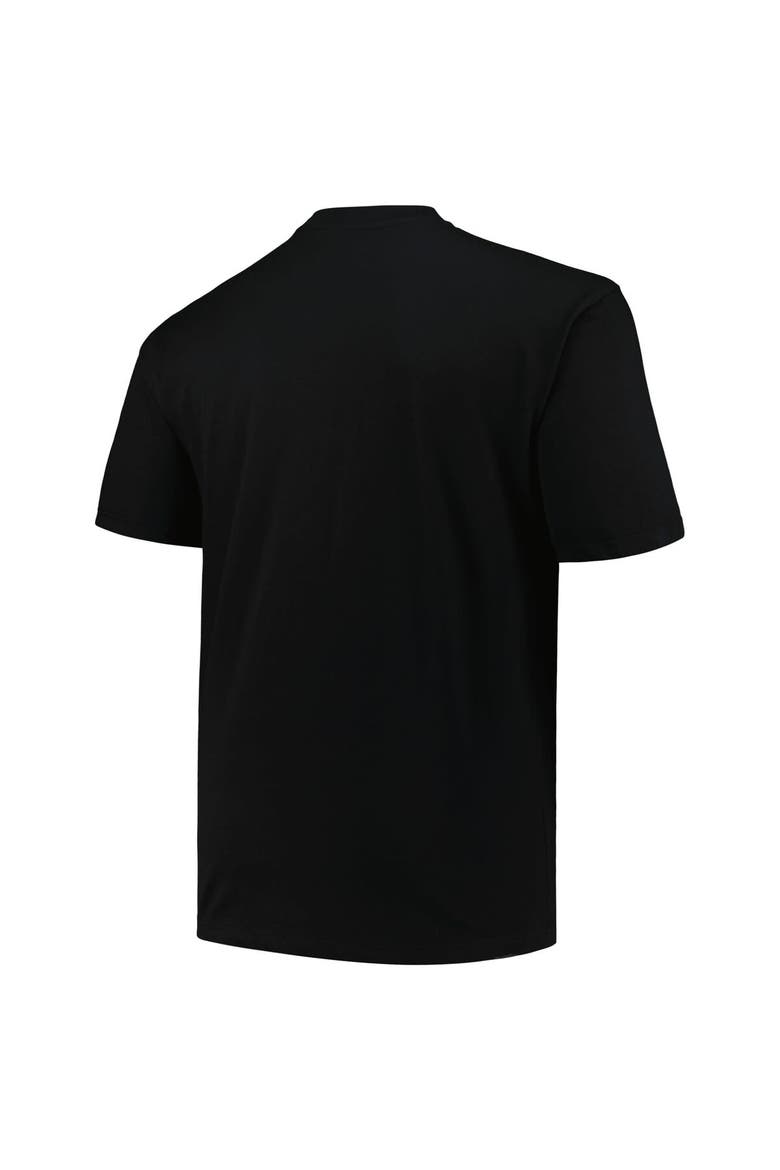 Men's Profile Black Miami Hurricanes Big & Tall Pop T-Shirt, Alternate, color, Black