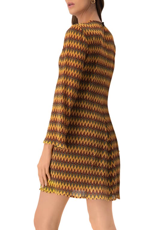 Ivonne Short Knit Dress With Headband In Brown