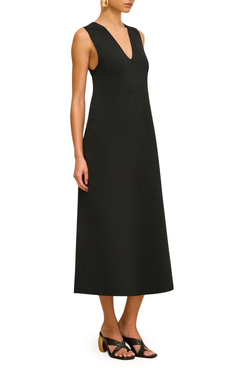 Cult Gaia Viollet Sleeveless A-Line Dress, Alternate, color, Black