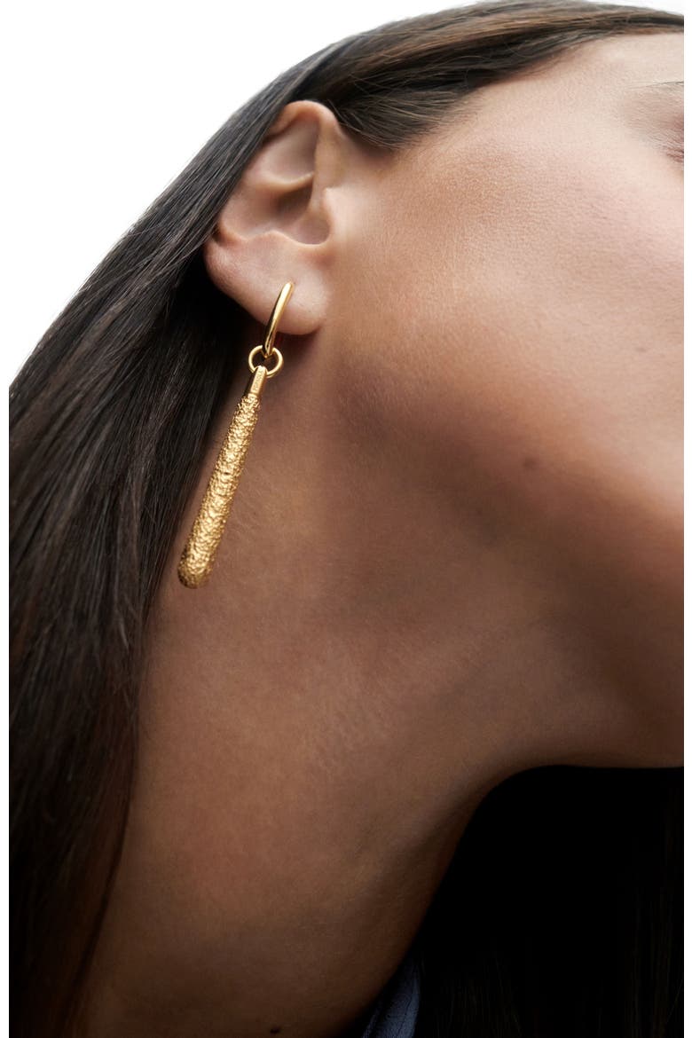 Popcorn Supreme Jupiter Single Hoop, Alternate, color, Gold