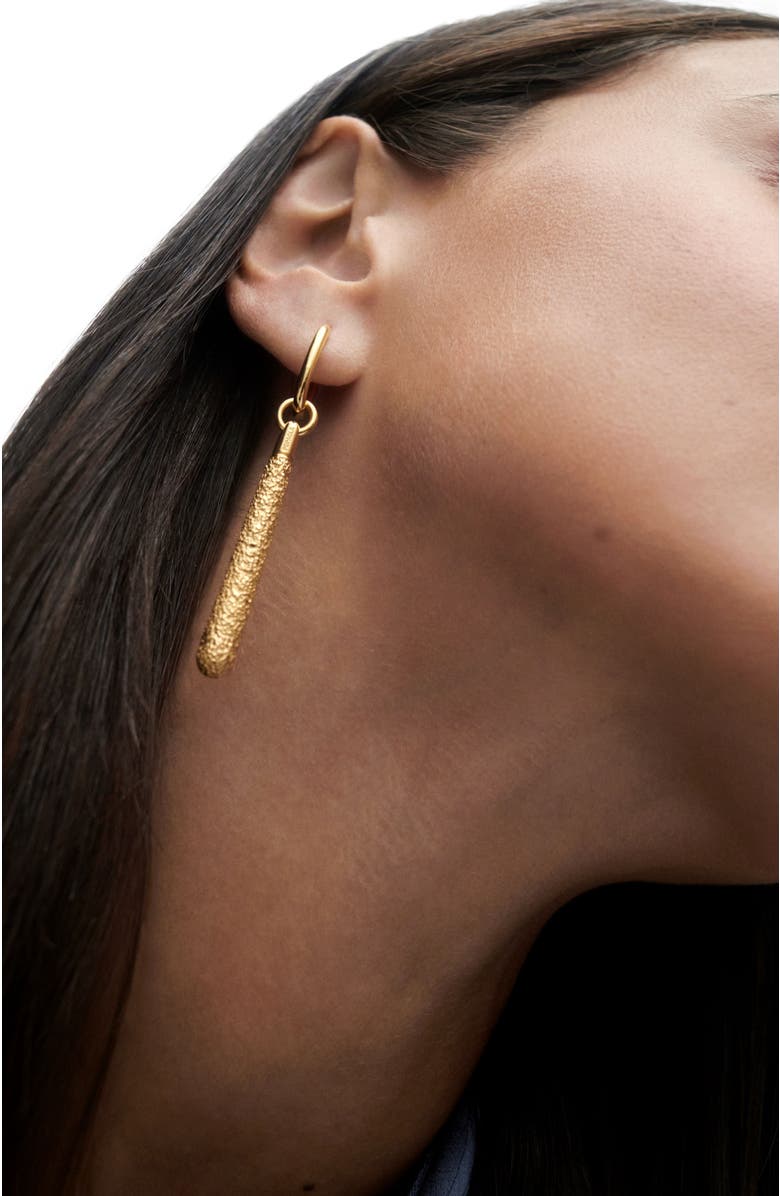 PDPAOLA Popcorn Supreme Jupiter Single Hoop, Alternate, color, Gold