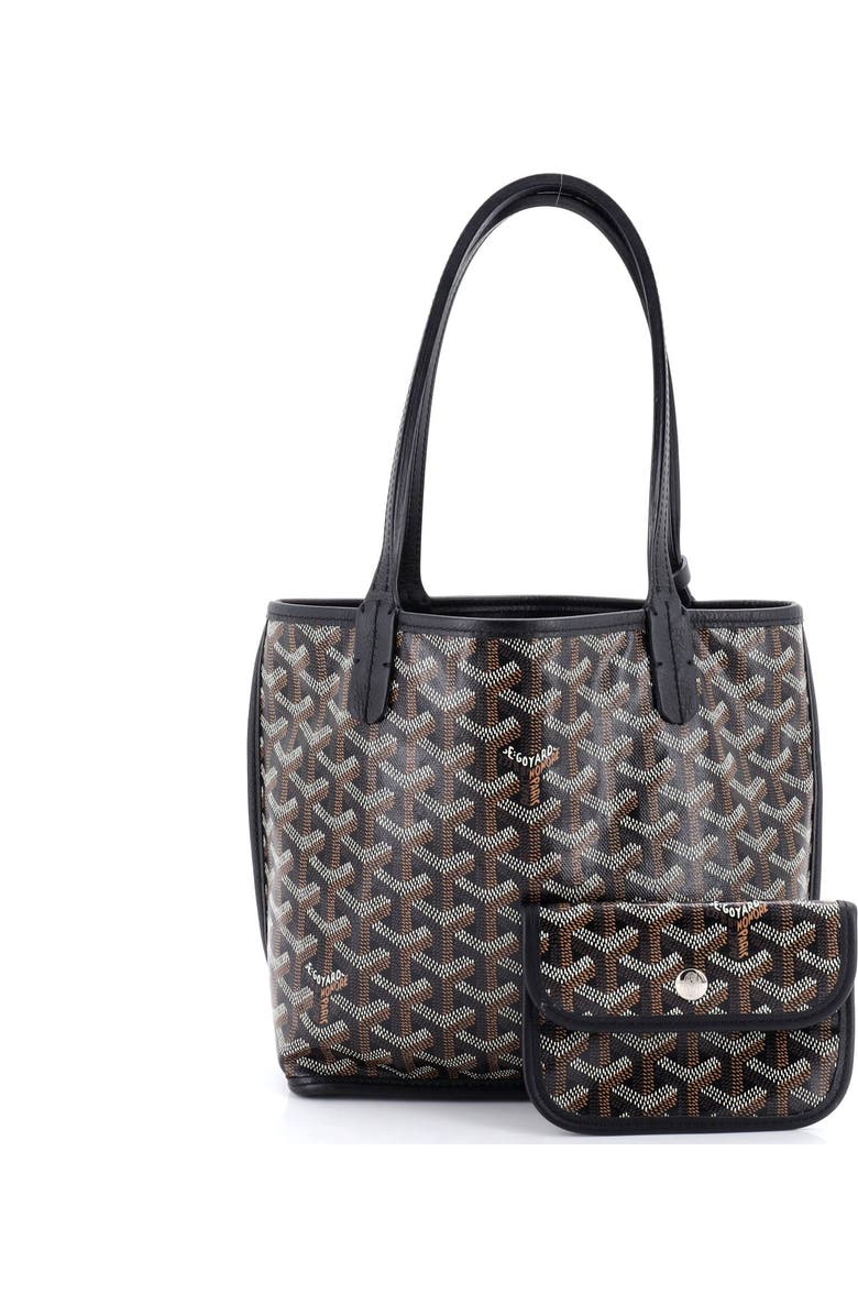 Pre-Owned Goyard Anjou Reversible Tote Coated Canvas Mini, Alternate, color,
