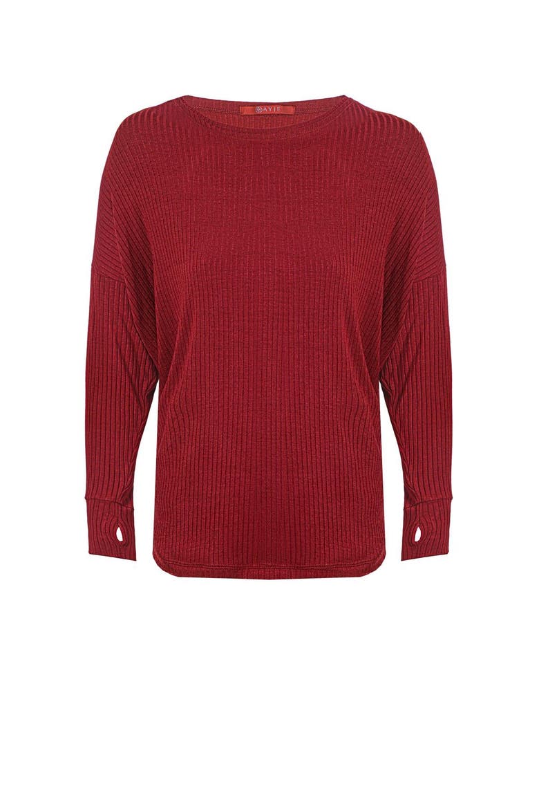 Ultra Comfort Long Sleeve Shirt, Alternate, color, Burgundy
