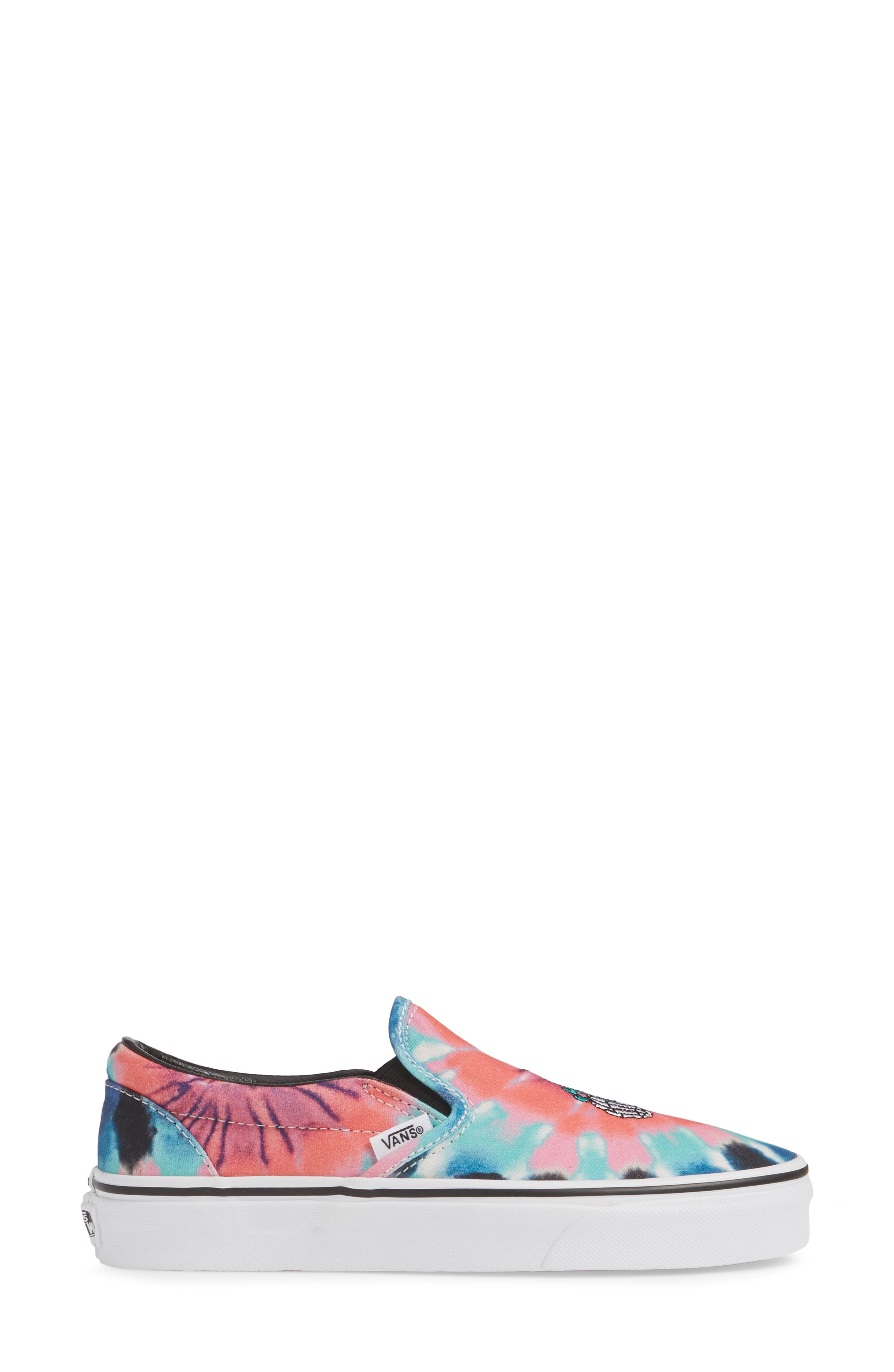 Classic Slip-On Sneaker, Alternate, color, TIE DYE MULTI/ TRUE WHITE