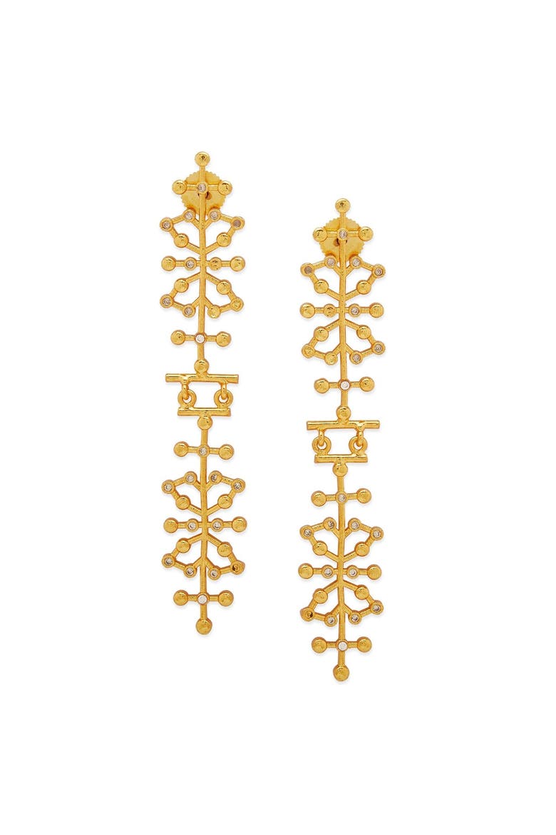AURO EARRINGS, Main, color, Gold Plated