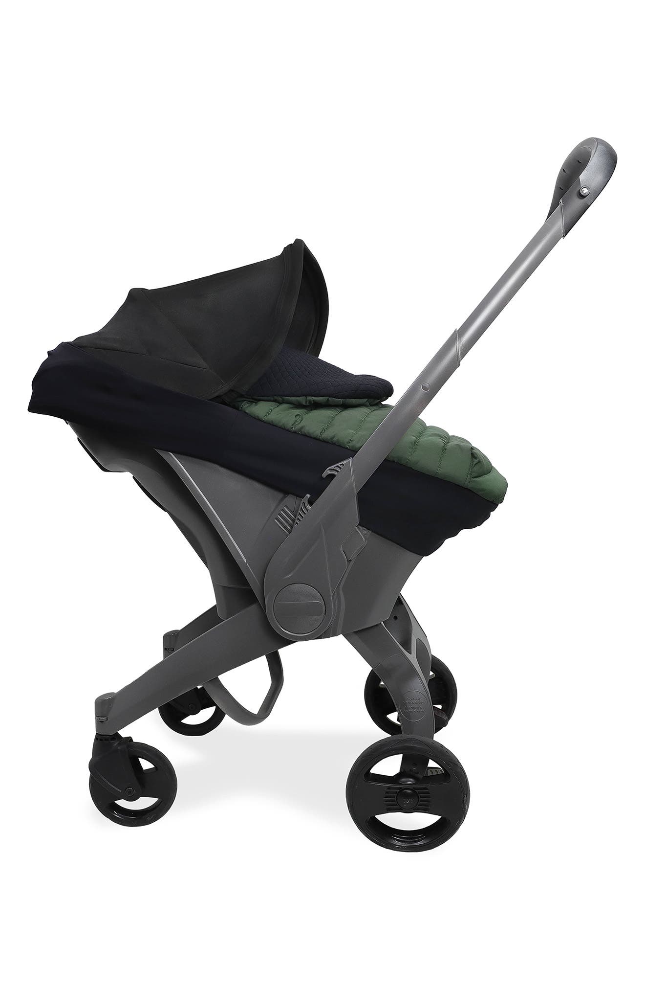 little unicorn Infant Car Seat & Stroller Footmuff in Dark Green 