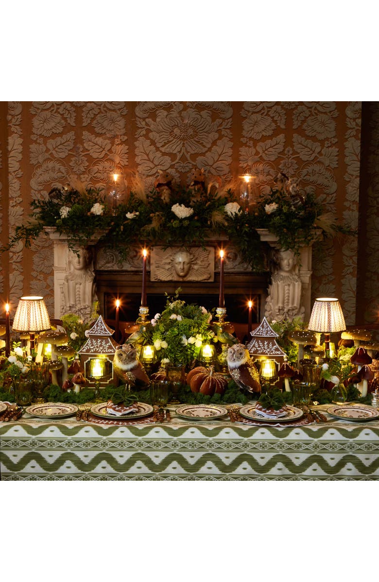 Mrs. Alice Lotus Lampshade, Alternate, color, Brown