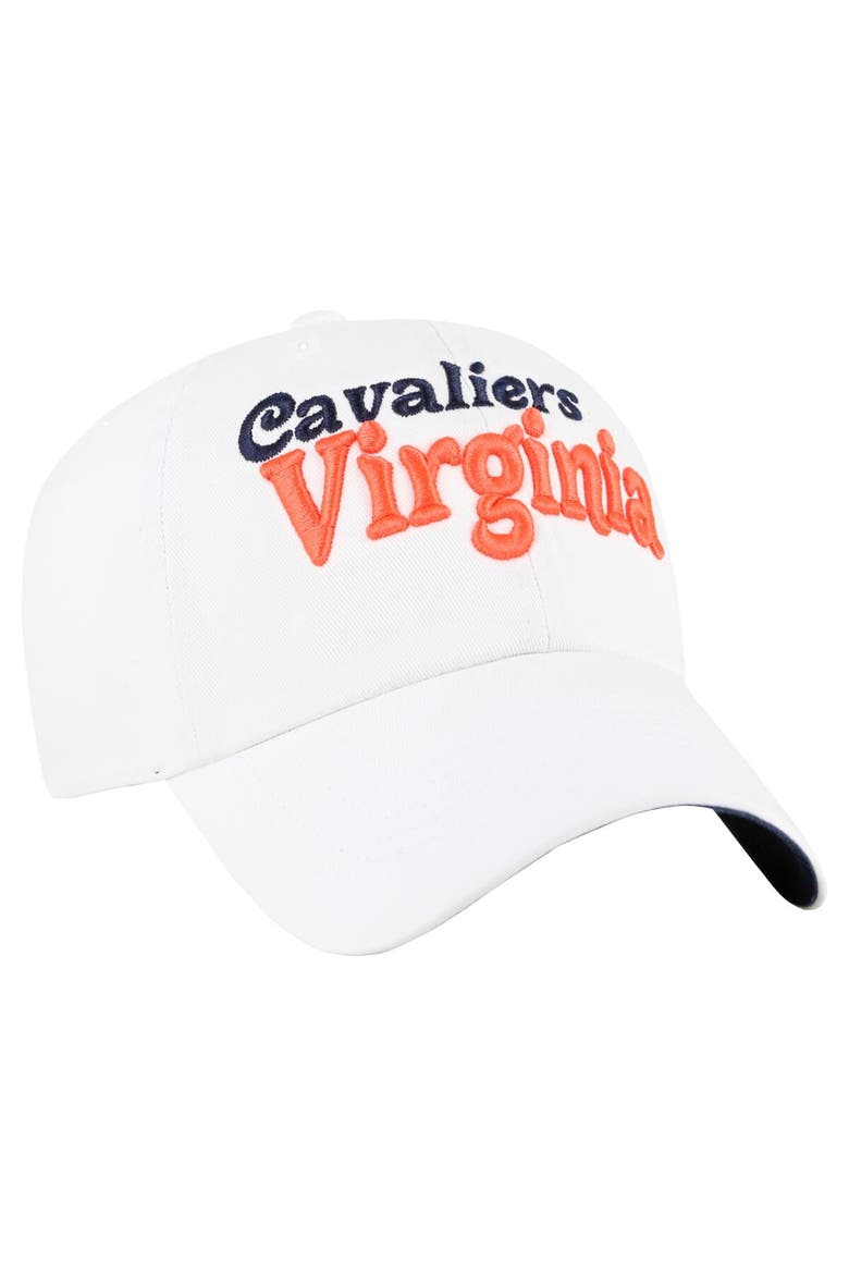 Women's '47 White Virginia Cavaliers Pensacola Clean Up Adjustable Hat, Alternate, color, White