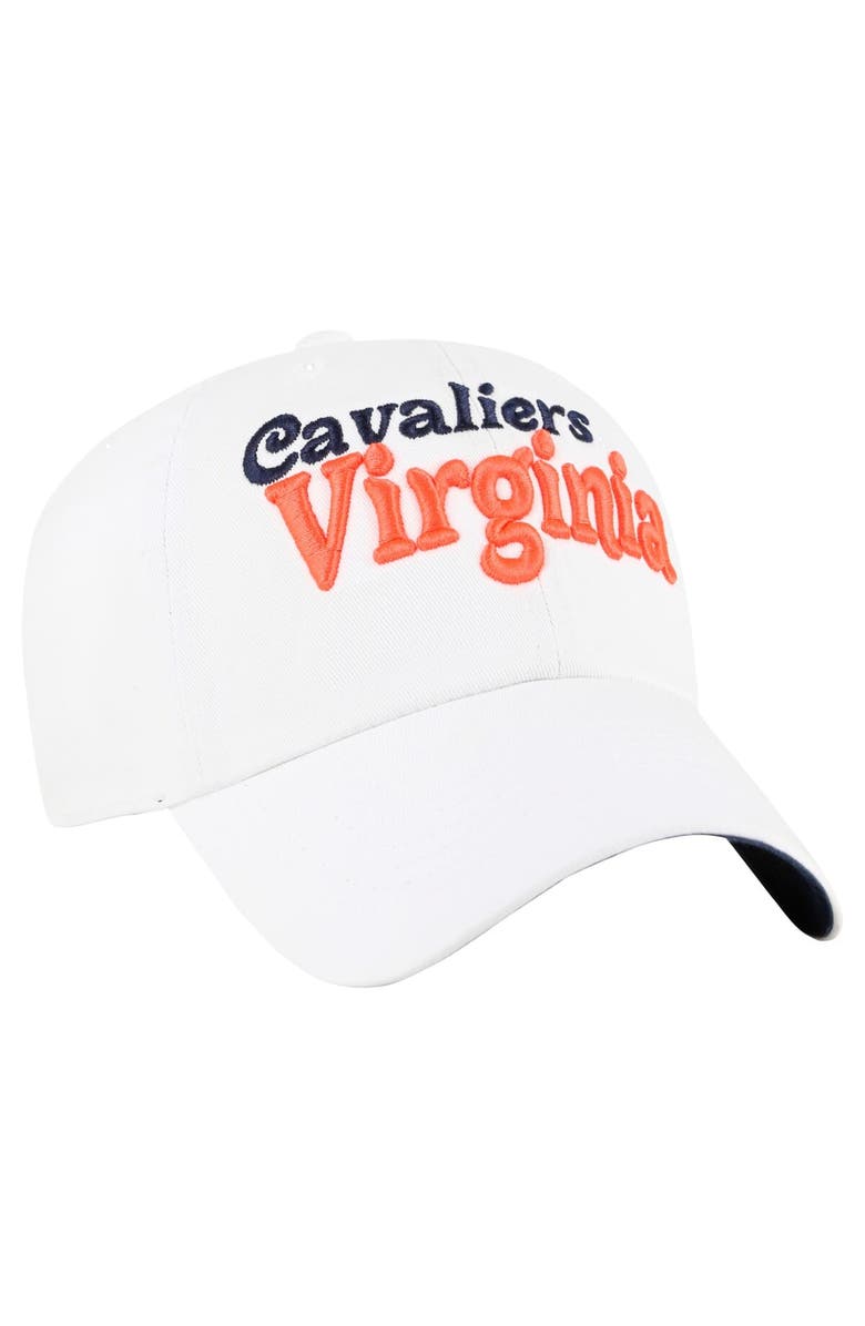 '47 Women's '47 White Virginia Cavaliers Pensacola Clean Up Adjustable Hat, Alternate, color, White