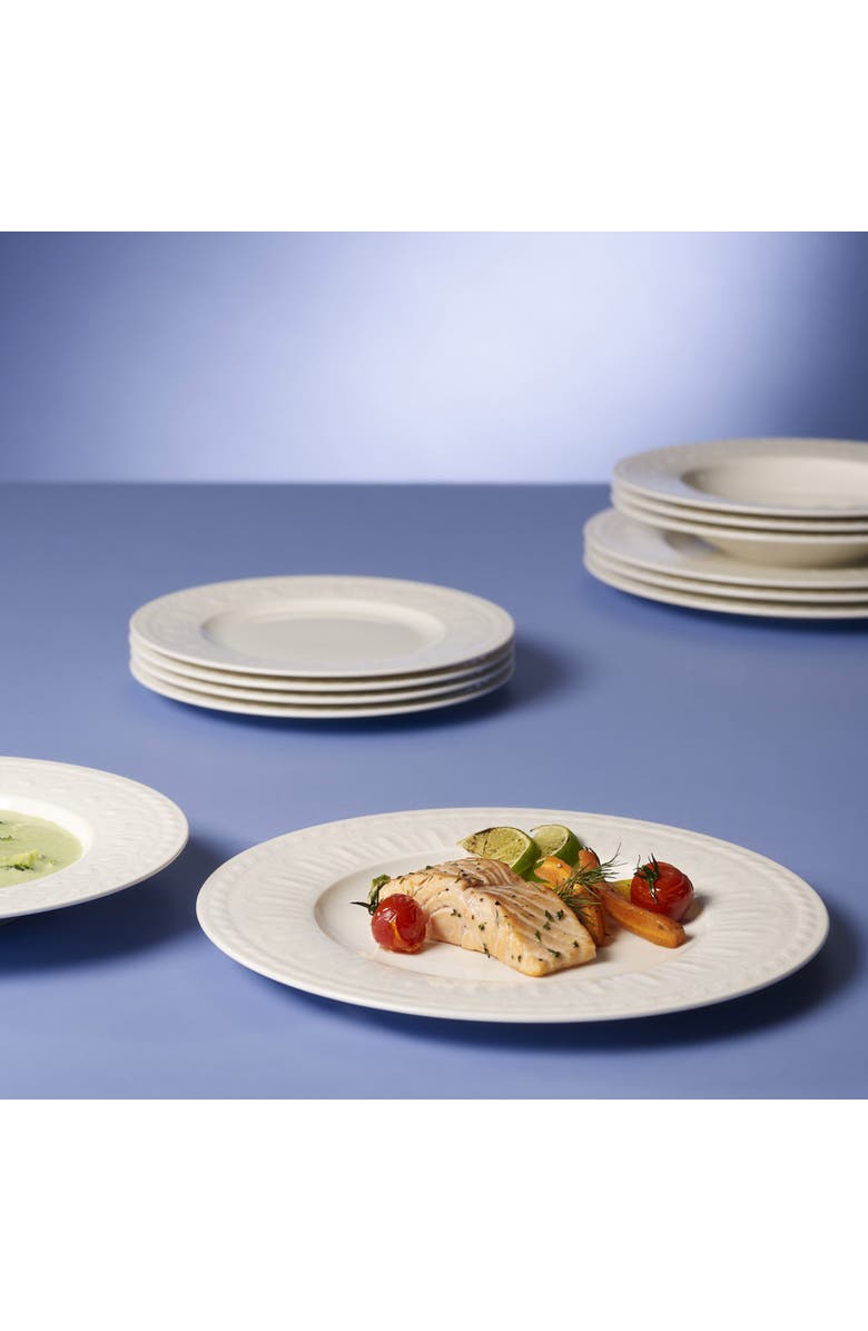 Villeroy & Boch Cellini 12 Piece Dinnerware Set, Alternate, color, White