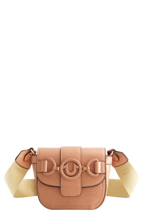 Horseshoe Flap Crossbody Bag