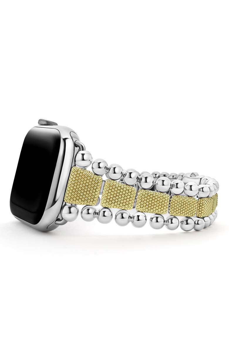 LAGOS Smart Caviar Luxe Apple Watch<sup>®</sup> Watchband, Alternate, color, Two-Tone
