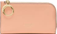 Kate Spade New York small halo fine grain leather zip wallet