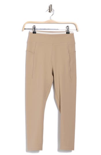 X By Gottex Pocket Capri Leggings In Gravel