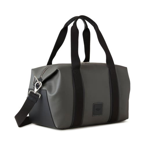 Mulberry Dalston Leather Holdall Duffle In Asphalt-black