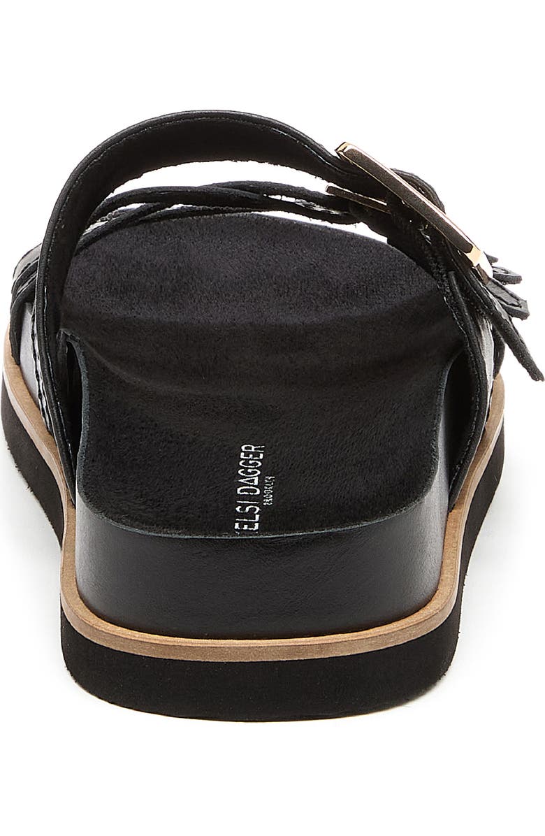 Kelsi Dagger Brooklyn Stella Buckle Slide Sandal, Alternate, color, Black