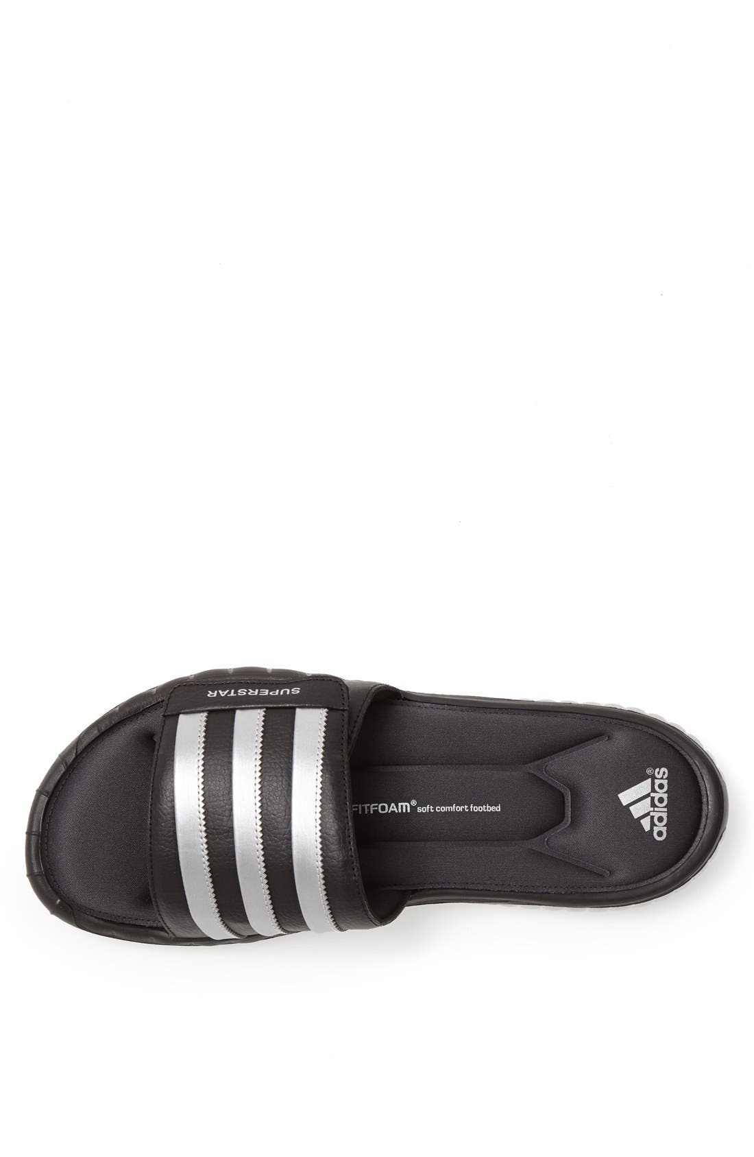 adidas Superstar 3G Slide Sandal, Alternate, color, 