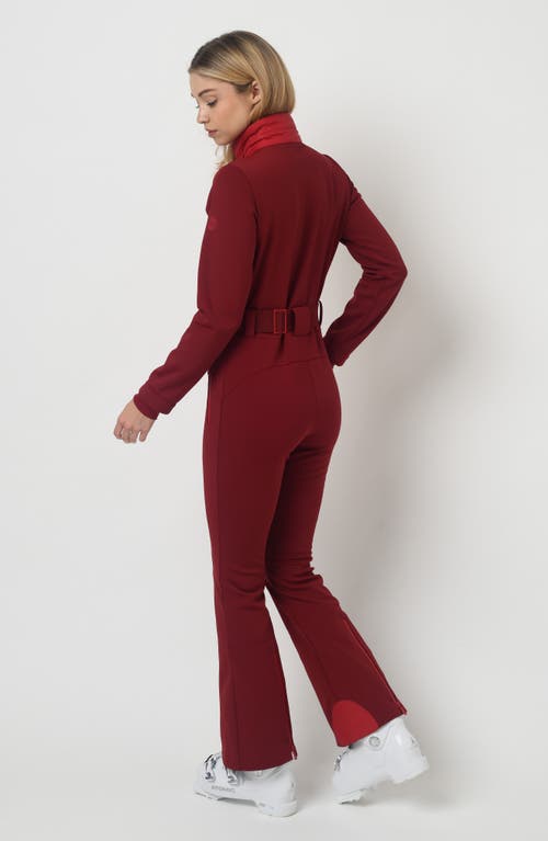 Jorde Lottie Ski Suit In Ruby