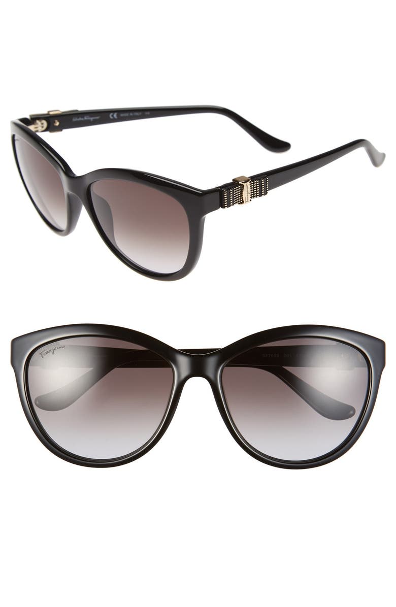 FERRAGAMO Salvatore Ferragamo 'Vara' 57mm Sunglasses, Alternate, color,