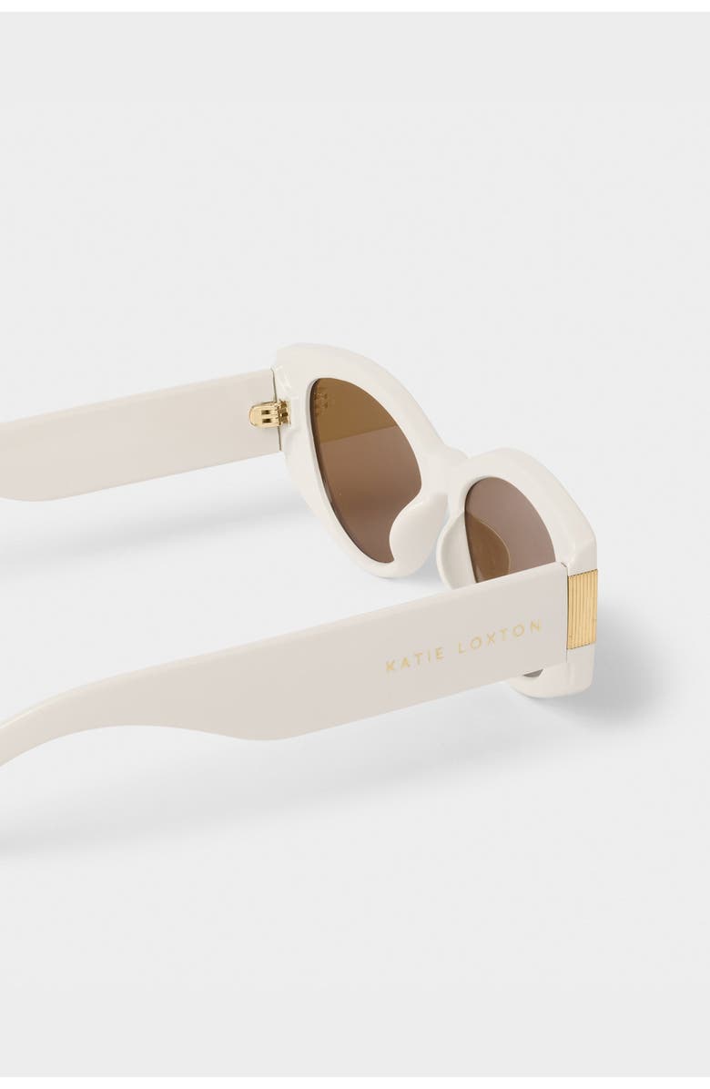 Katie Loxton Rimini Sunglasses in Off White, Alternate, color, Off-White