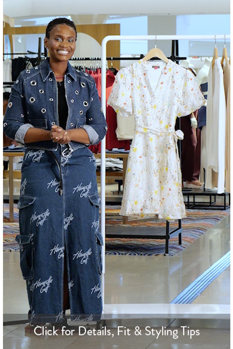 Floral Puff Sleeve A-Line Dress video