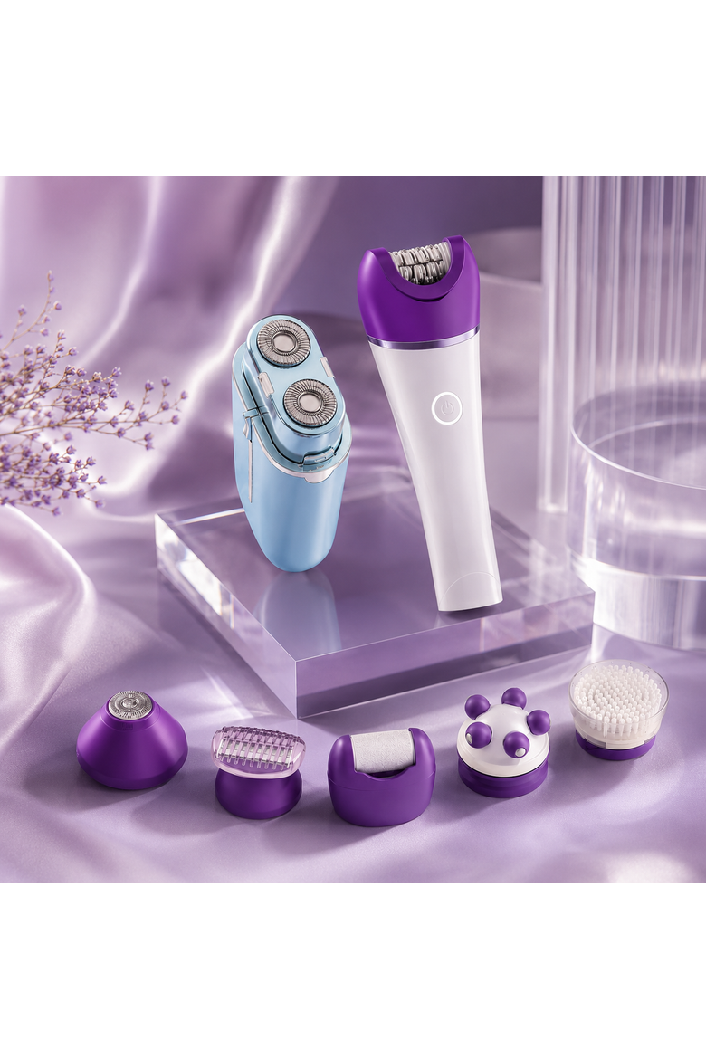 Shaver & 6-in-1 Epilator, Alternate, color, Multicolor
