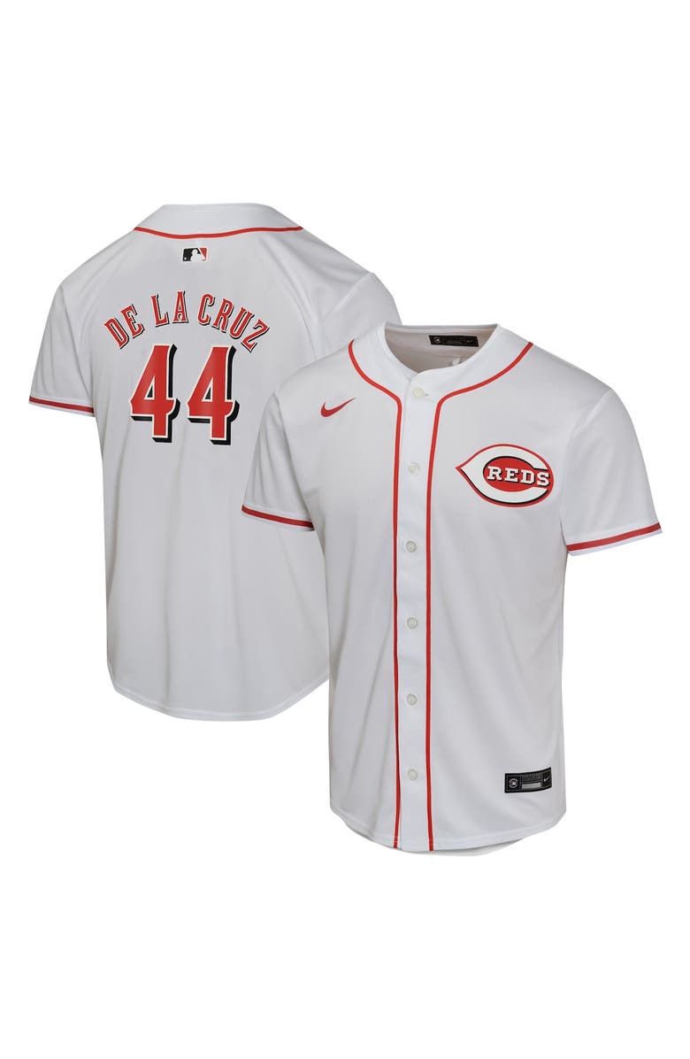 Nike Youth Nike Elly De La Cruz White Cincinnati Reds Home Game Player Jersey, Alternate, color, White