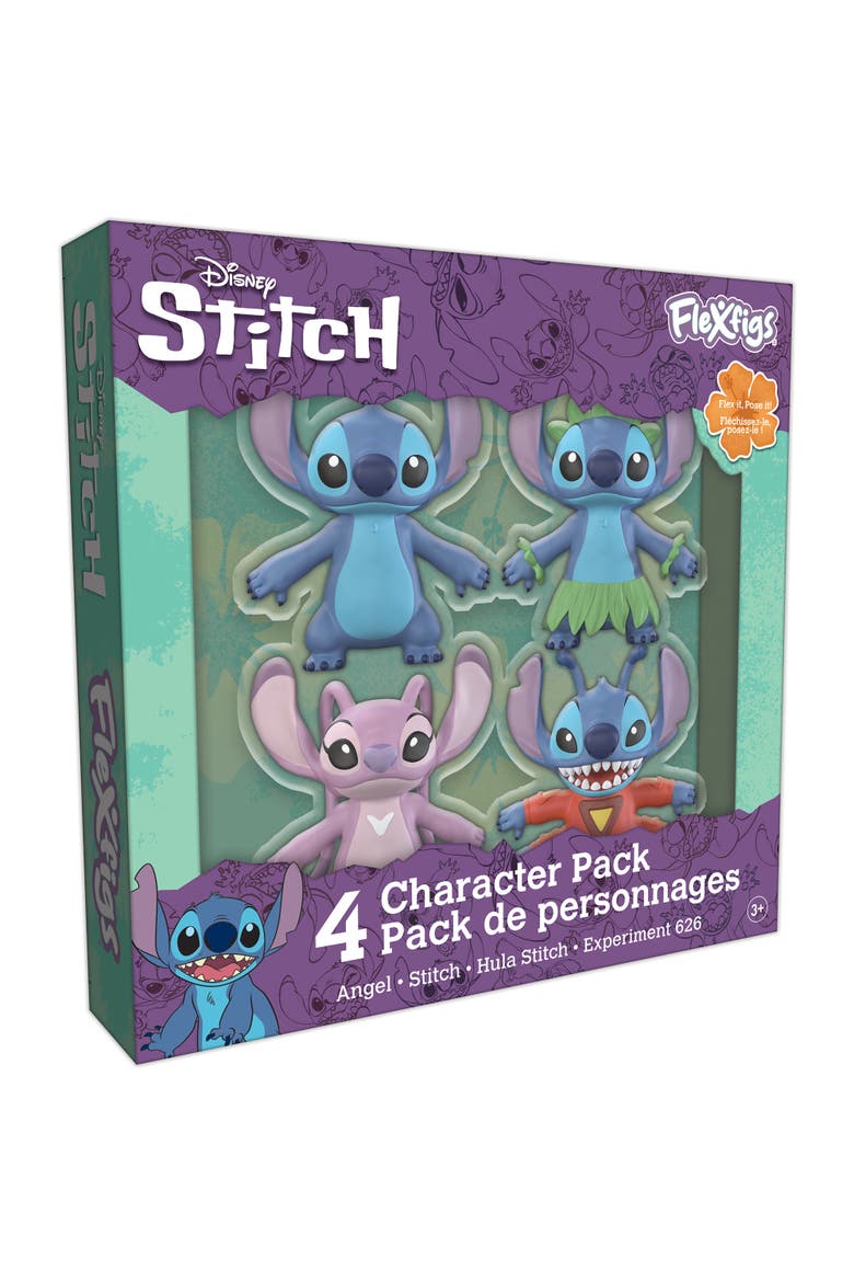 Lilo & Stictch 4 Character Pack  3+, Alternate, color, Multicolored