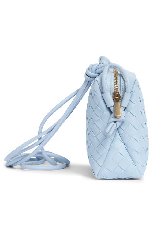 Sam Edelman Margo Small Woven Crossbody Bag In Blue
