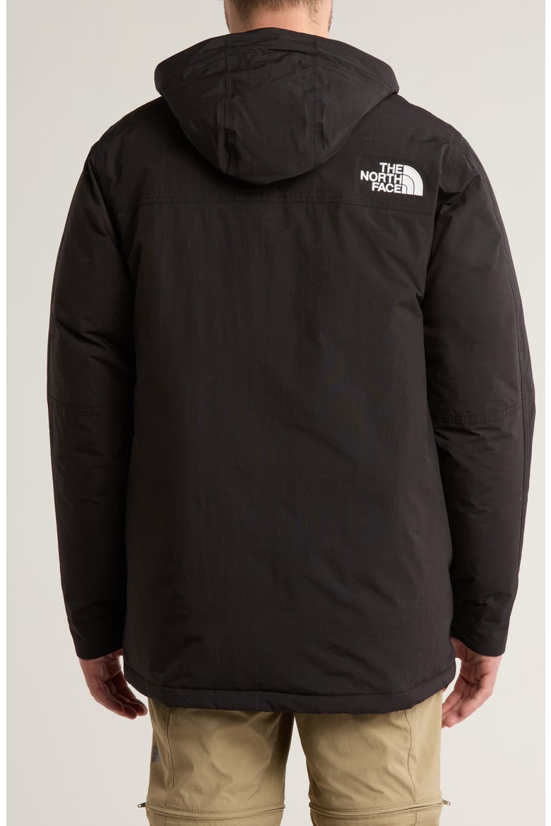 McMurdo Waterproof 600 Fill Power Hooded Down Parka with Faux Fur Trim, Alternate, color, TNF BLACK-NPF