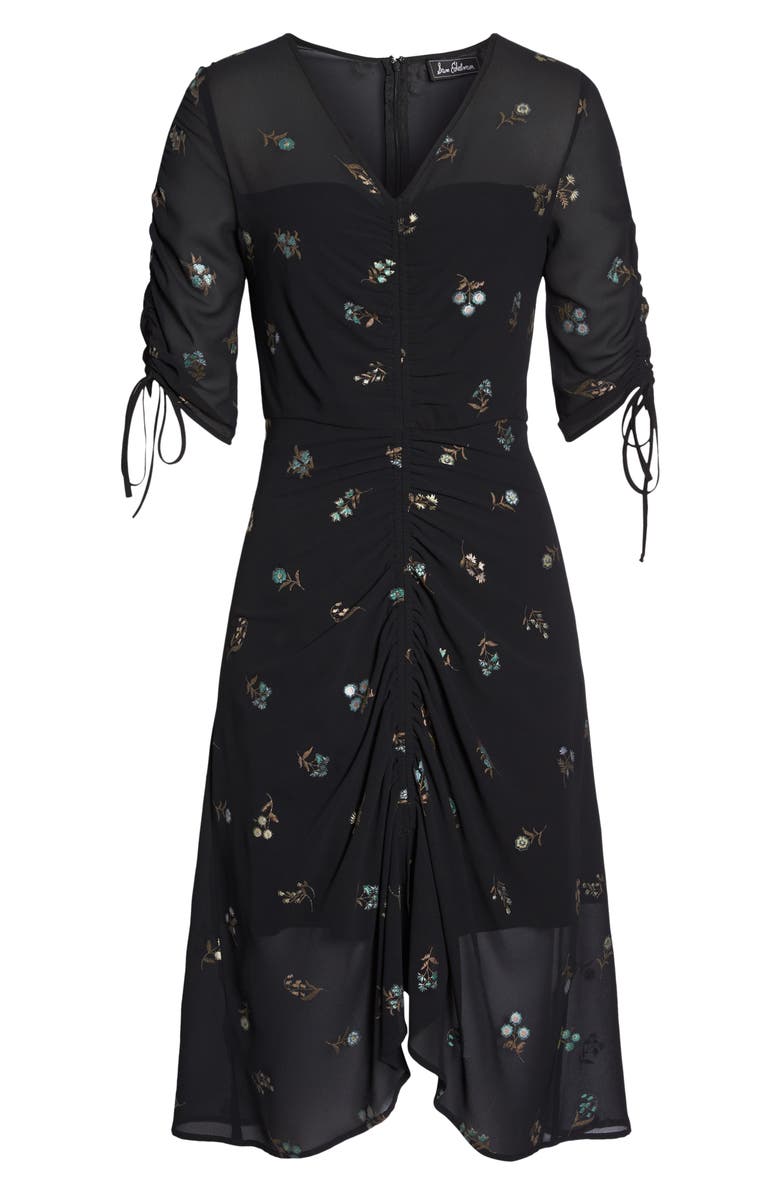 Sam Edelman Floral Midi Dress, Alternate, color,