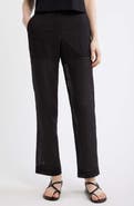 Theory Eyelet Embroidered Cotton Pants