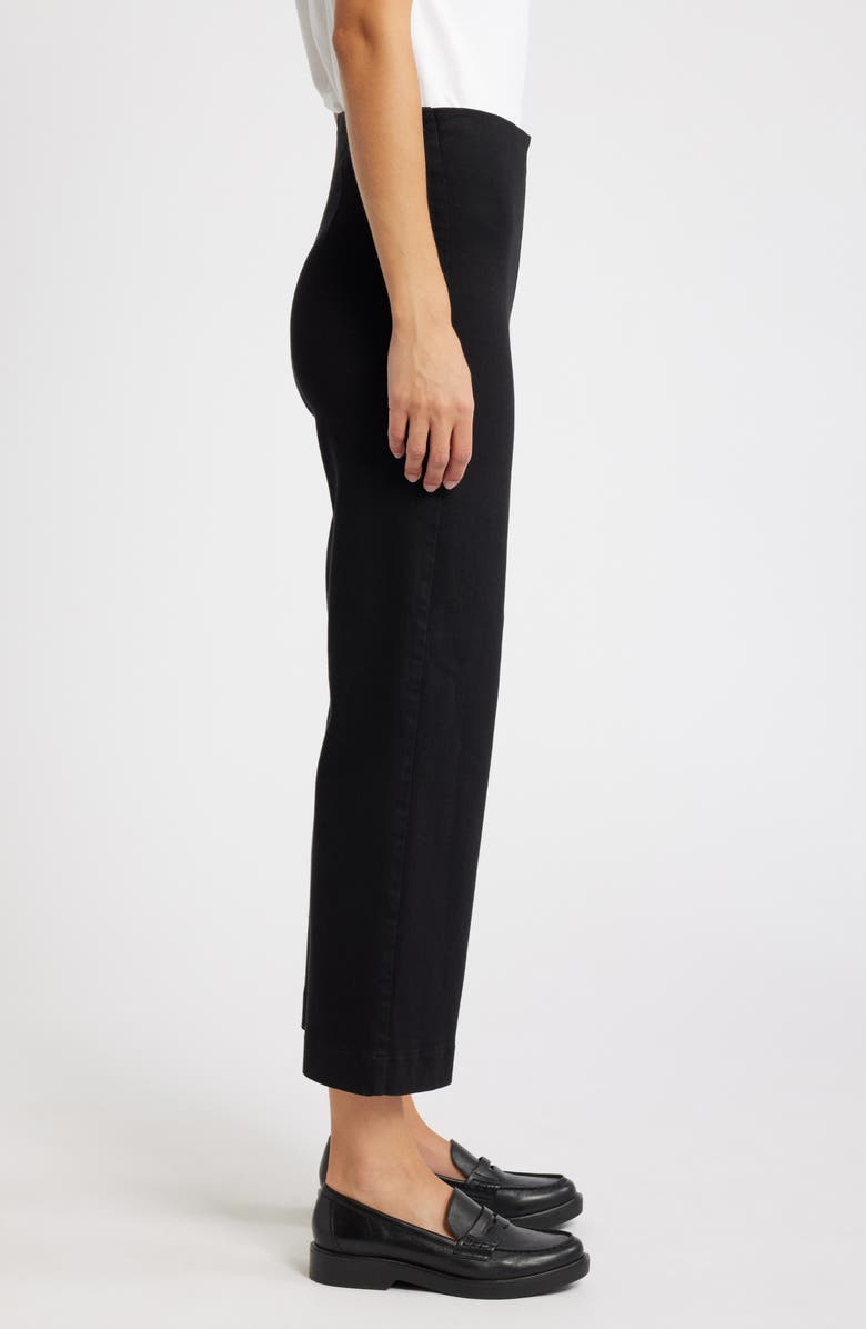 Frank & Eileen Westport Ankle Wide Leg Pants, Alternate, color, Black