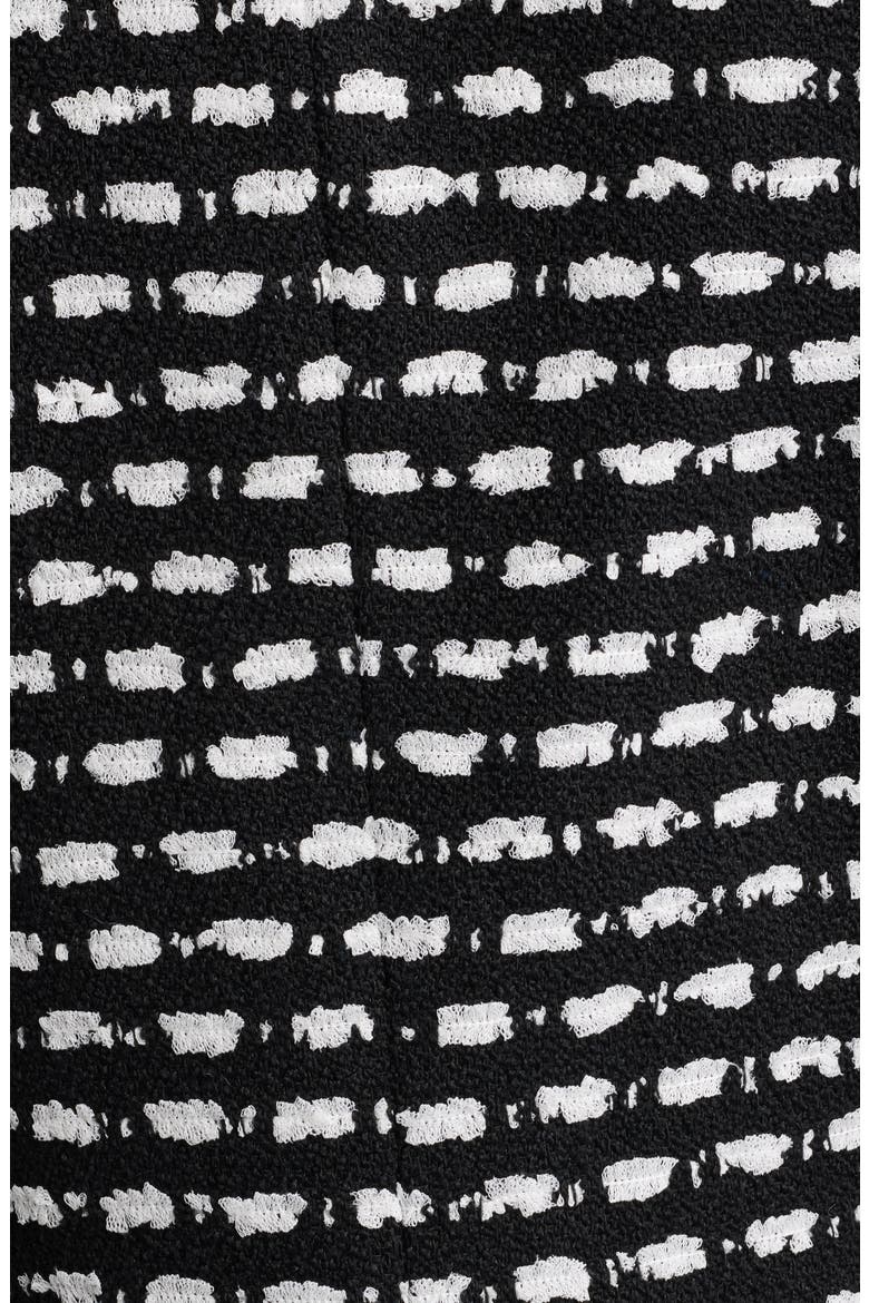 The Selma Tweed Jacket, Alternate, color, BLACK AND WHITE TWEED