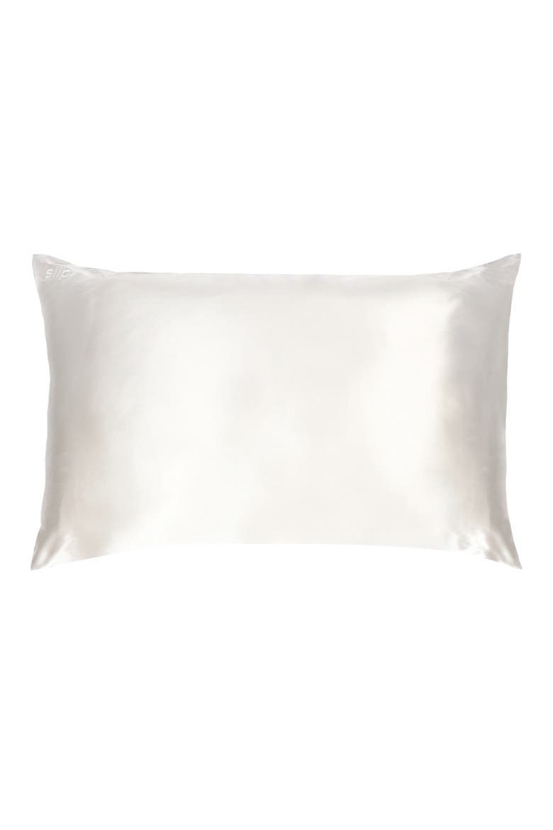 Pure Silk White King Pillowcase Set $220 Value, Alternate, color, NO COLOR