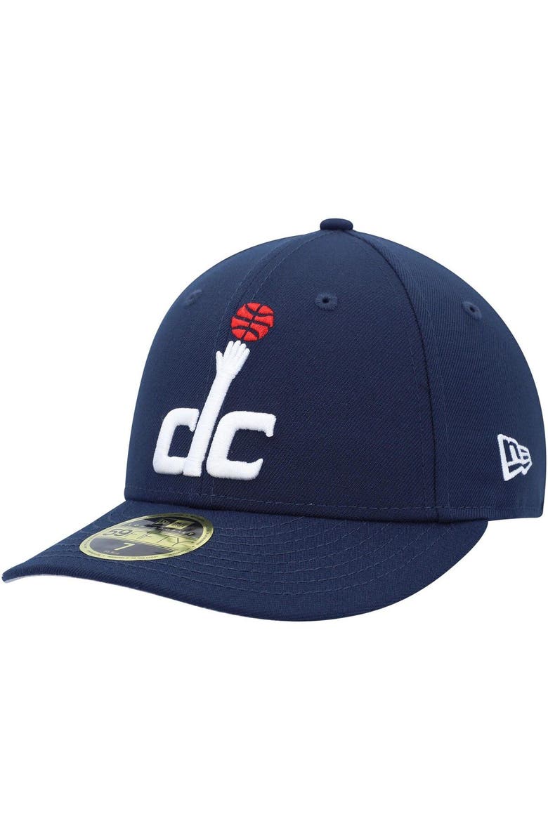 New Era Men's New Era Navy Washington Wizards Team Low Profile 59FIFTY Fitted Hat, Main, color, 