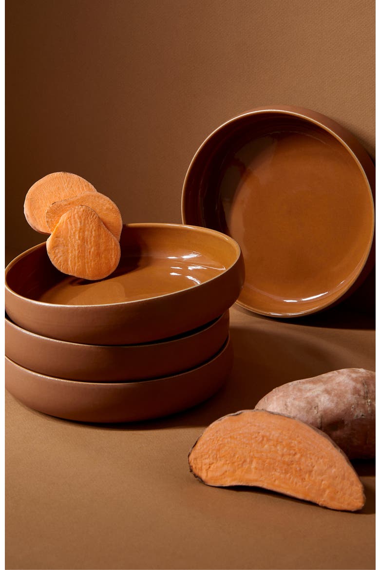 Tunisian Pasta Bowls Set of 4, Alternate, color, Terracotta