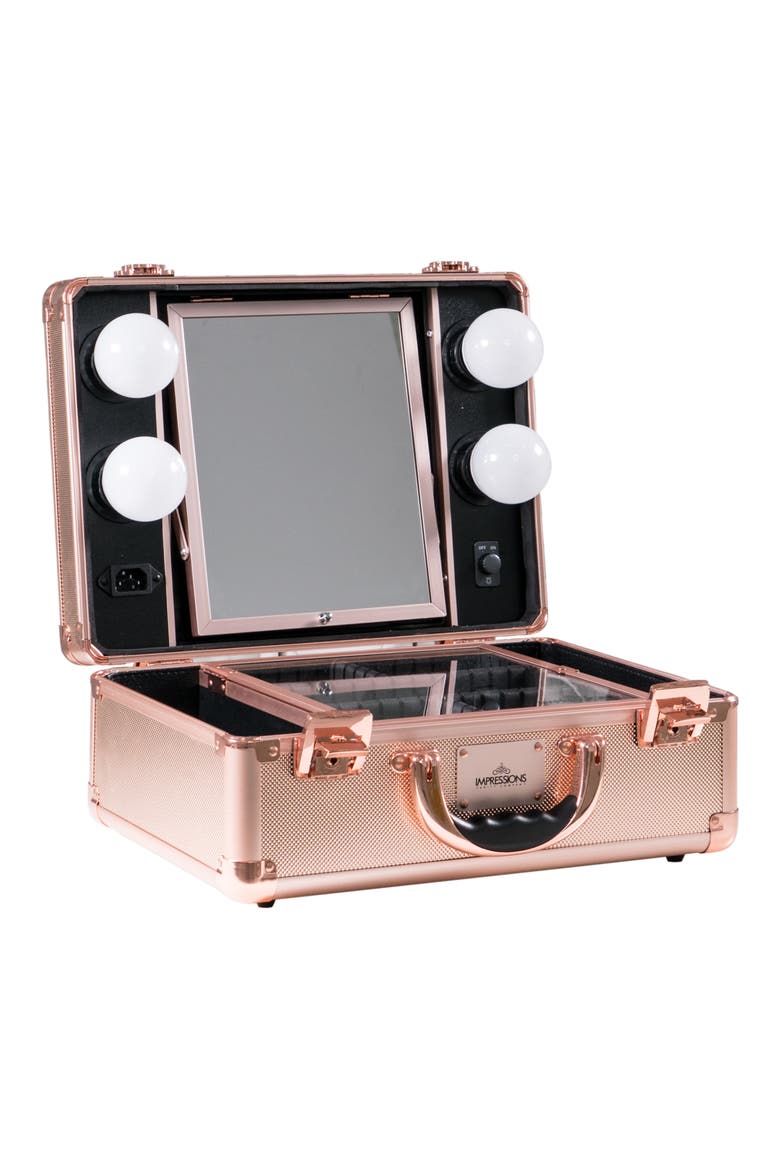 SlayCase™ Vanity Travel Case, Main, color, ROSE GOLD