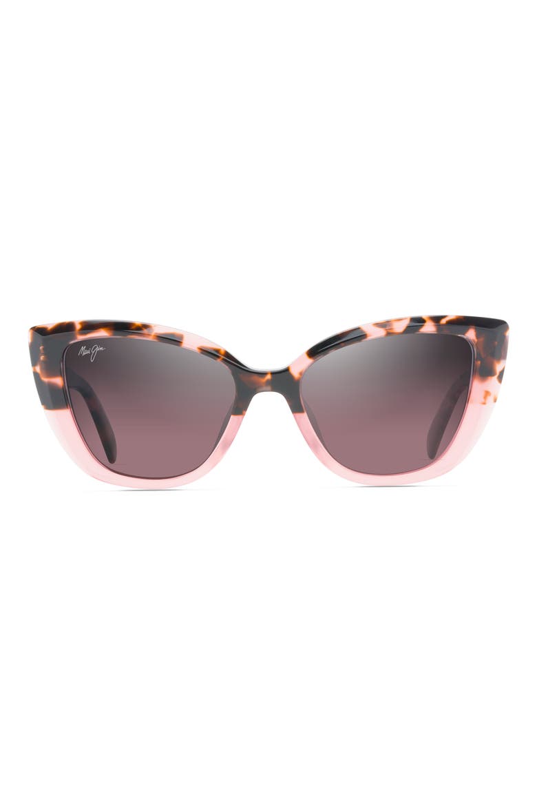 Blossom 54mm PolarizedPlus2® Cat Eye Sunglasses, Main, color, PINK