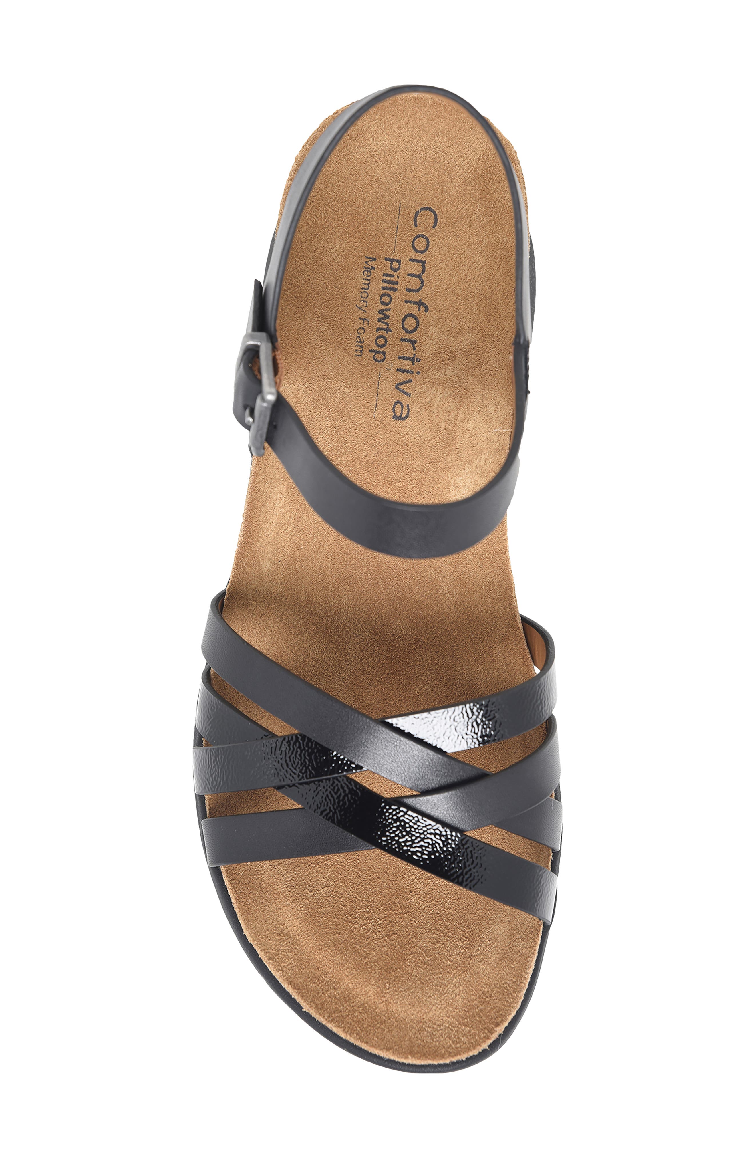 Comfortiva Salvina Wedge Sandal, Alternate, color, 