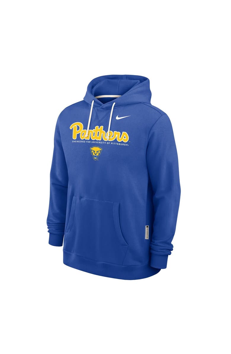 Nike Men's Nike Royal Pitt Panthers 2025 Sideline Performance Pullover Hoodie, Alternate, color, 