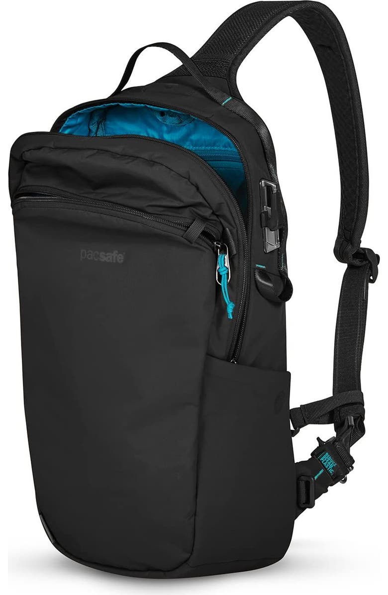 PACSAFE ECO 12L Anti Theft Sling Backpack, Alternate, color, Econyl Black