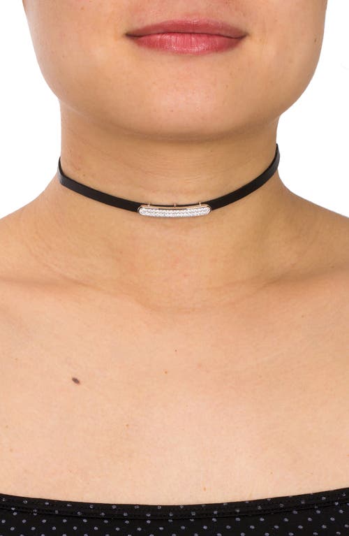 Saachi Western Chic Charm Choker Necklace In Black